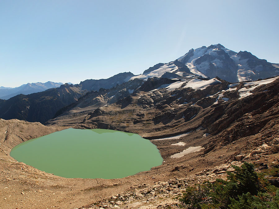 milk lake glacier 2009