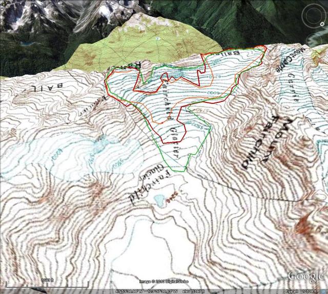 fairchild glacier map