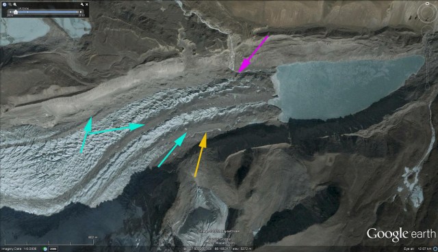 Lhonak glacier terminus