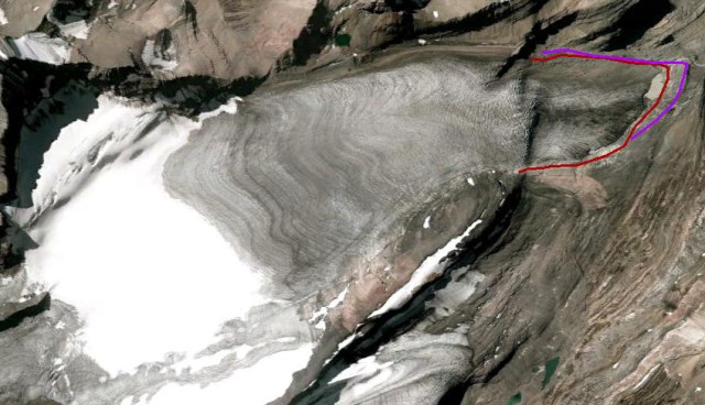 Coleman glacier alberta 2006