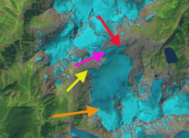 snowcap creek glacier 1992