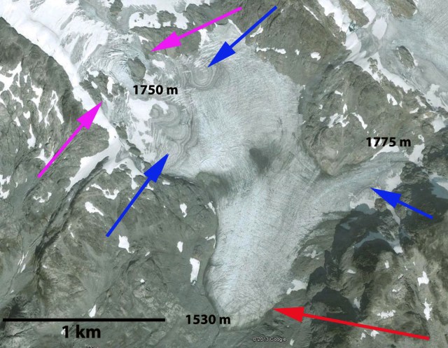 galaxy glacier closeup