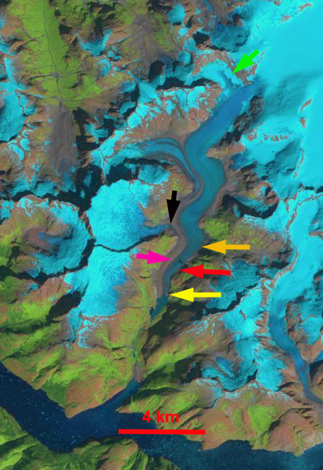 north dawes Glacier 1990