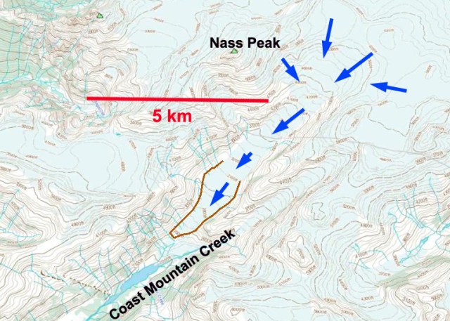 Nass peak map