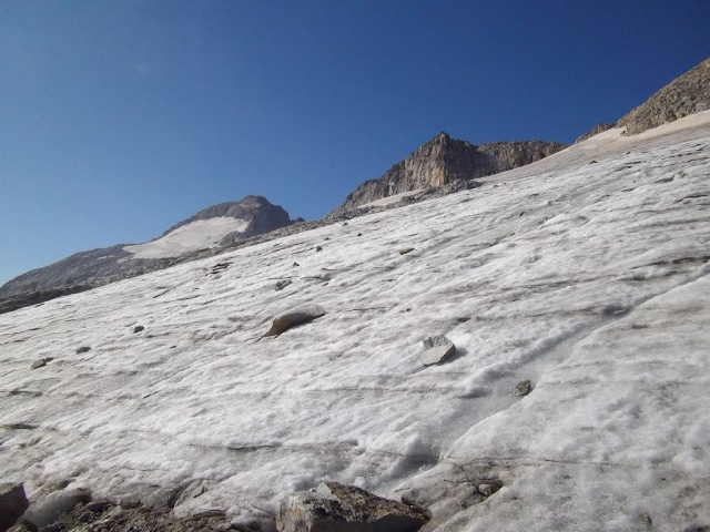 aneto glacier slope