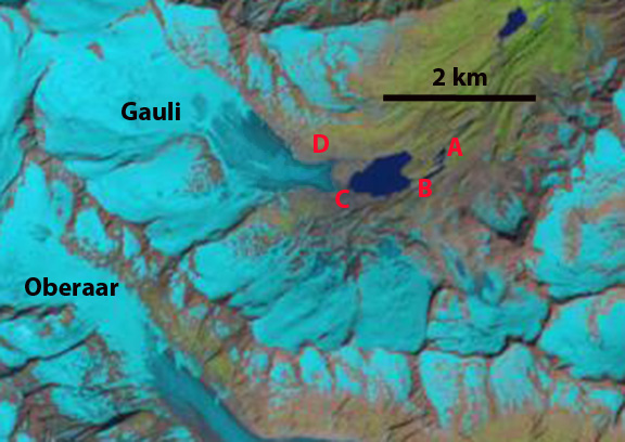 Gauli glacier 2013