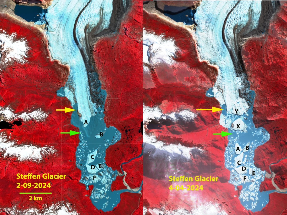 Steffen Glacier, Chile Active Calving Season Concludes with Largest Event in 2024