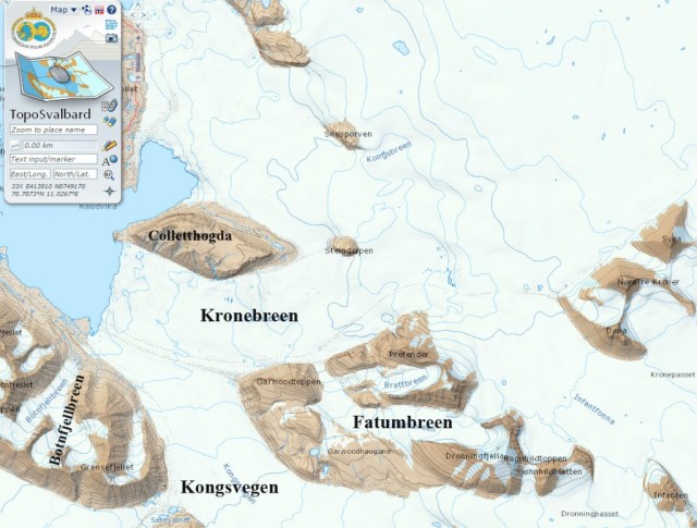 konebreen map