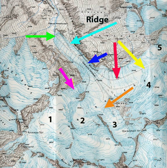 obersulzbachkees map