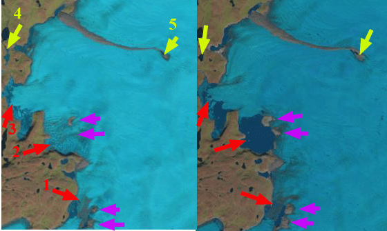 transect b landsat compare