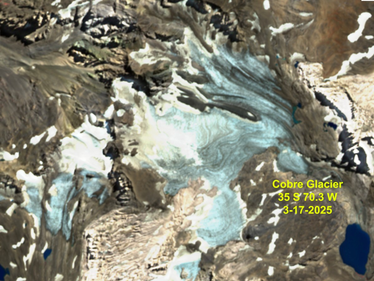 Central Andes Glaciers of Chile and Argentina Nearly Snow Free Again in&nbsp;2025