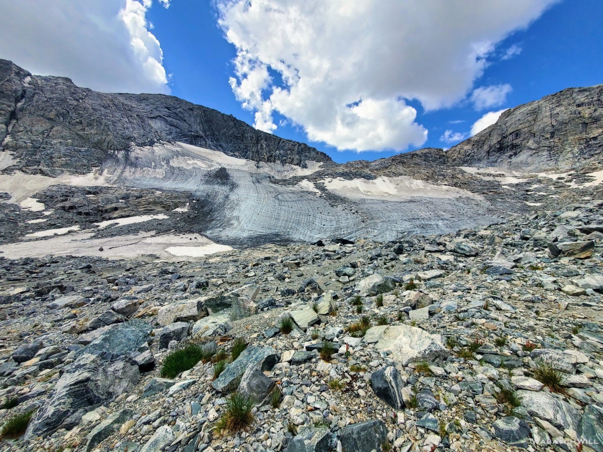 Twins Glacier, Wind River Range Wyoming is&nbsp;Vanishing