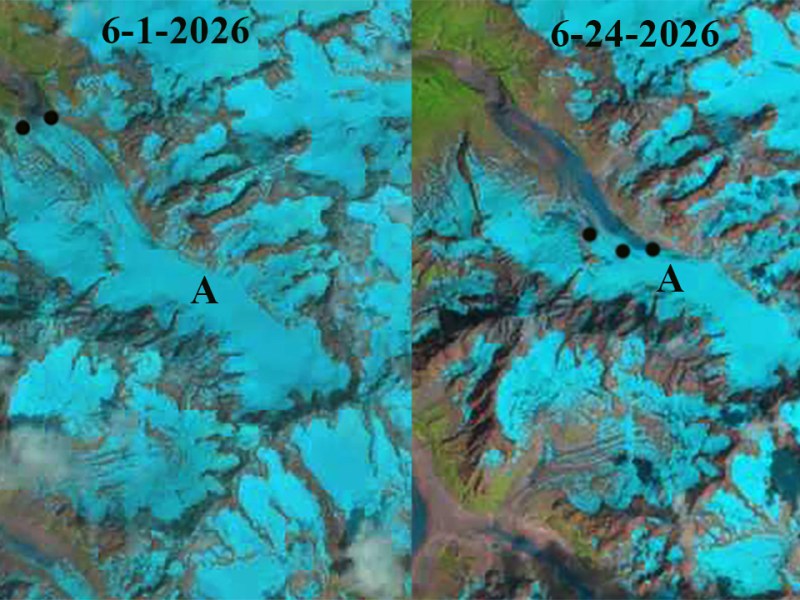 Argentiere Glacier, France Rapid Snow Line Rise June&nbsp;2026