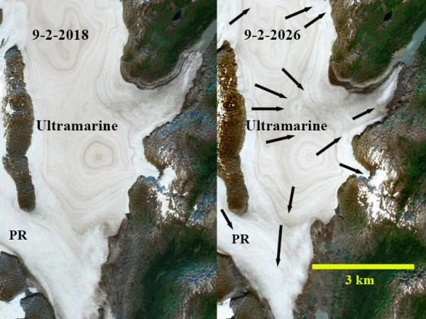 Ultramarine Glacier, Alaska No Longer Has Accumulation&nbsp;Zone
